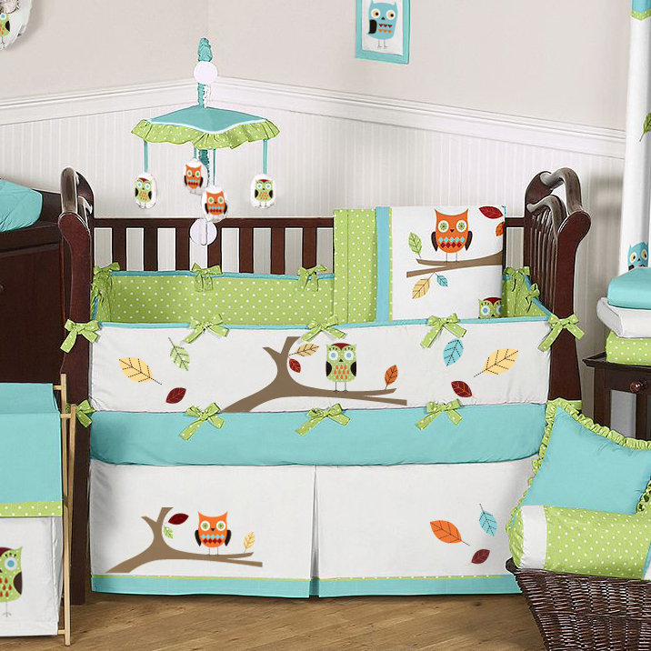 Sweet Jojo Designs Hooty 9 Piece Crib Bedding Set Wayfair